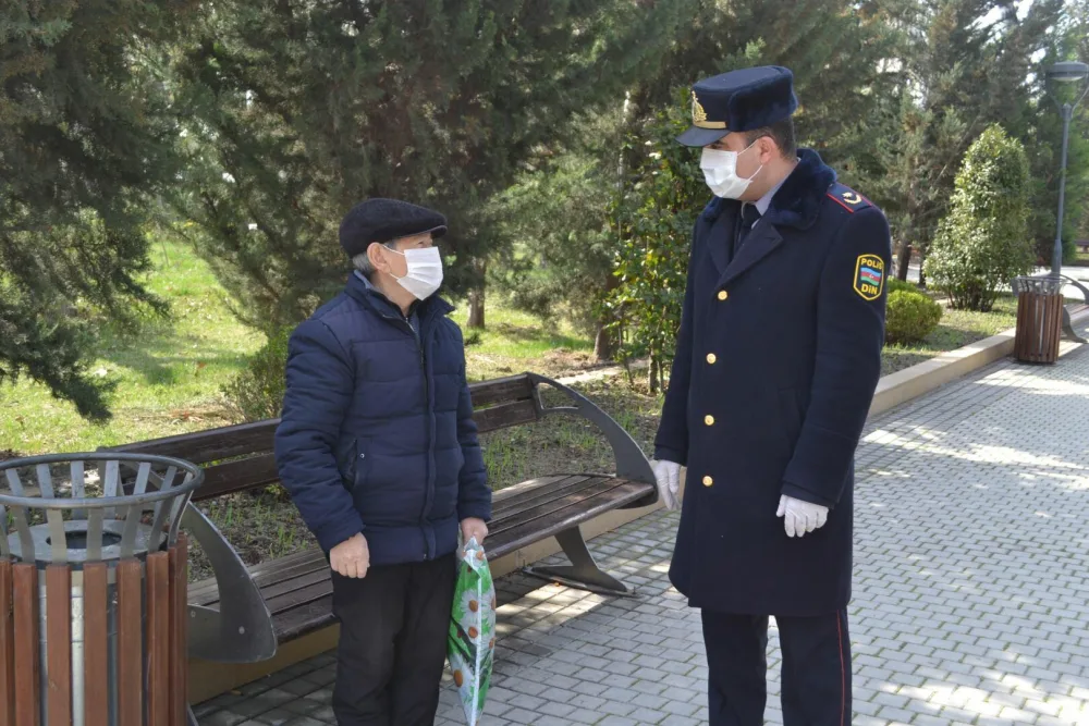 Karantin rejiminə əməl etməyənlərə xəbərdarlıq edildi - FOTO