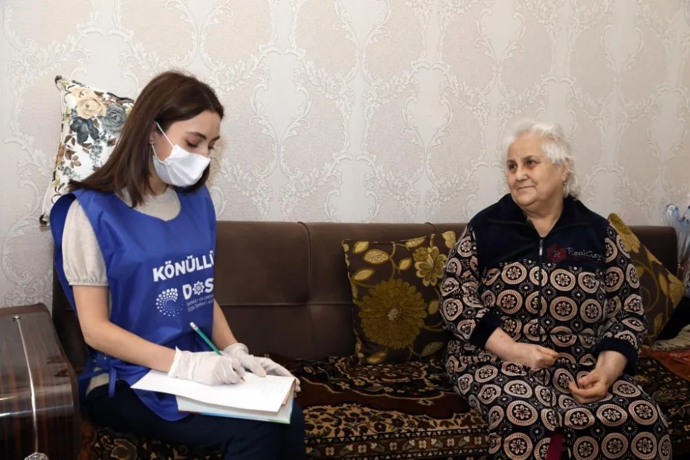 “Könüllü DOST”lardan tənha yaşlılara - DƏSTƏK - FOTO