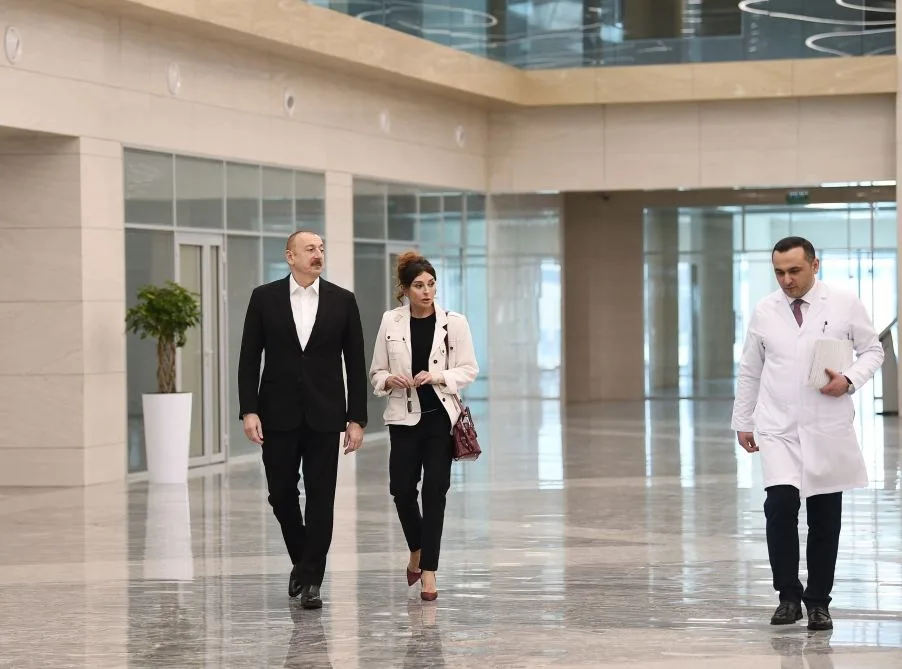 Prezident və xanımı “Yeni klinika" nın - AÇILIŞINDA- YENİLƏNDİ- FOTO