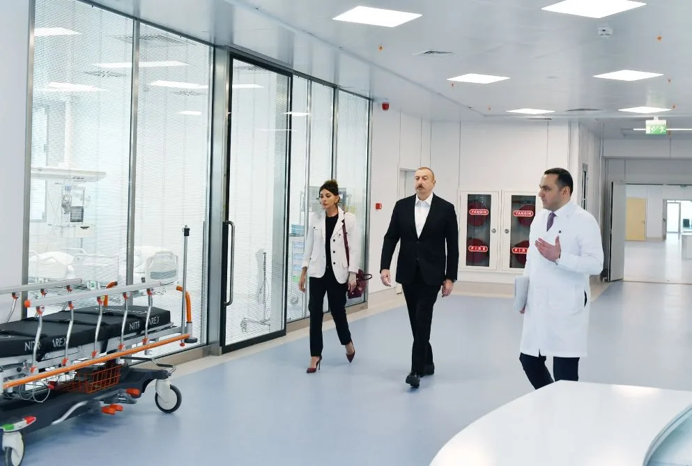 Prezident və xanımı “Yeni klinika" nın - AÇILIŞINDA- YENİLƏNDİ- FOTO