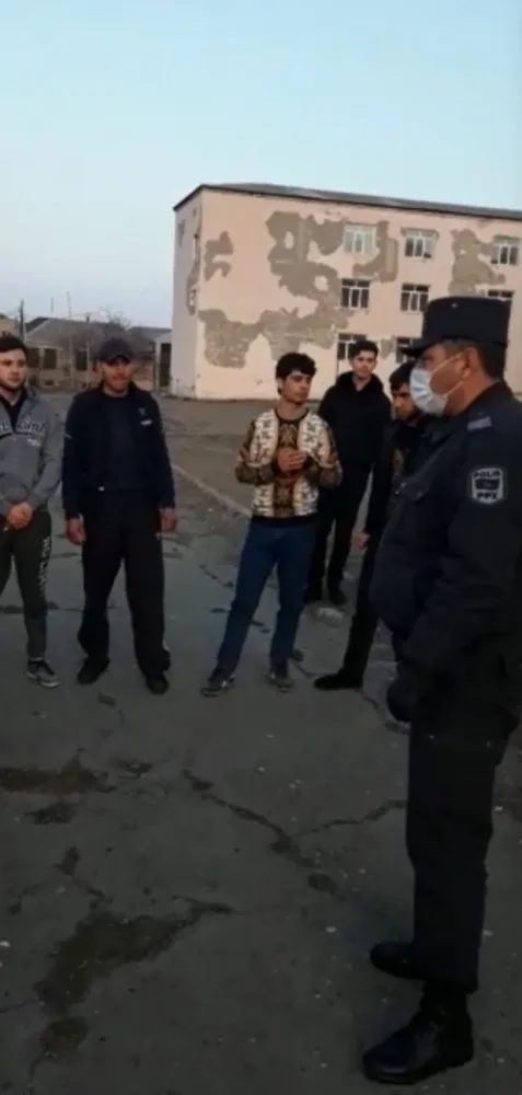 Gəncədə karantin rejimini pozan gənclər - AŞKARLANDI - FOTO