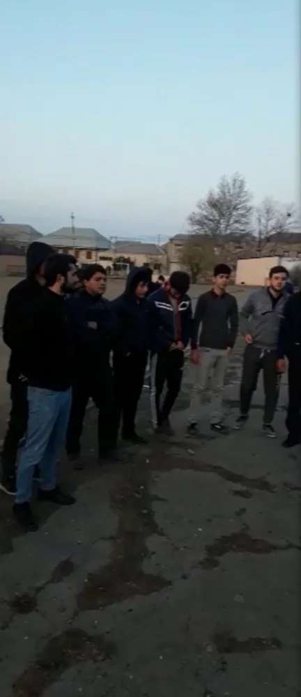 Gəncədə karantin rejimini pozan gənclər - AŞKARLANDI - FOTO