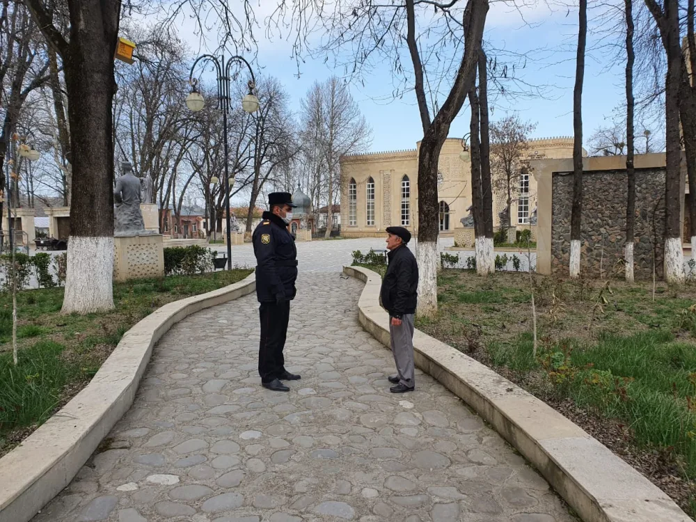 Qubada xüsusi karantin rejiminə - NƏZARƏT GÜCLƏNDİRİLDİ - FOTO