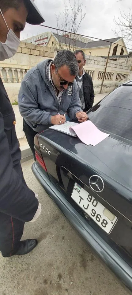 Bakı polisindən karantin qaydaları ilə bağlı - AÇIQLAMA -FOTOLAR