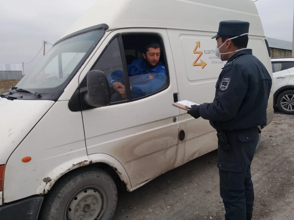 Qubada karantin rejimini pozan şəxslər - CƏRİMƏLƏNDİ - FOTO