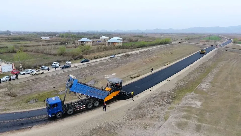 Kəndlərarası avtomobil yolu - YENİDƏN QURULUR - FOTO