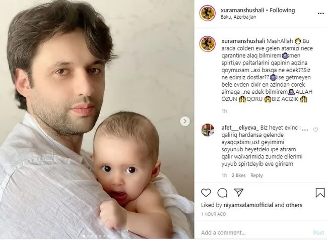 "Çöldən gələn atamızı necə karantinə alaq, bilmirəm" - XURAMAN ŞUŞALI - FOTO