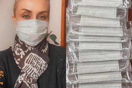 Gülnarə Xəlilova unikal maskalar - HAZIRLADI - FOTOLAR