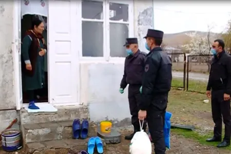 Xocalı rayon Polis Şöbəsinin əməkdaşları - AKSİYA KEÇİRDİ - FOTO