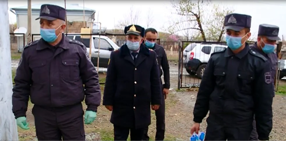 Xocalı rayon Polis Şöbəsinin əməkdaşları - AKSİYA KEÇİRDİ - FOTO