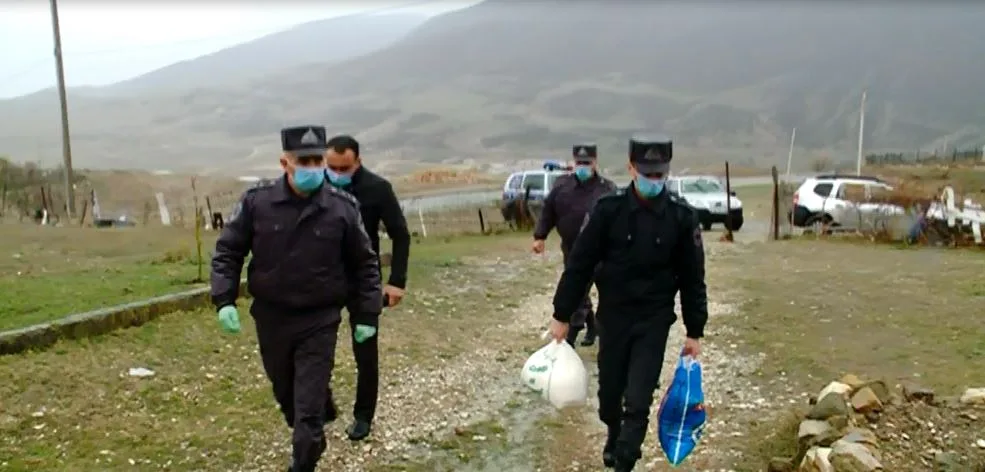 Xocalı rayon Polis Şöbəsinin əməkdaşları - AKSİYA KEÇİRDİ - FOTO