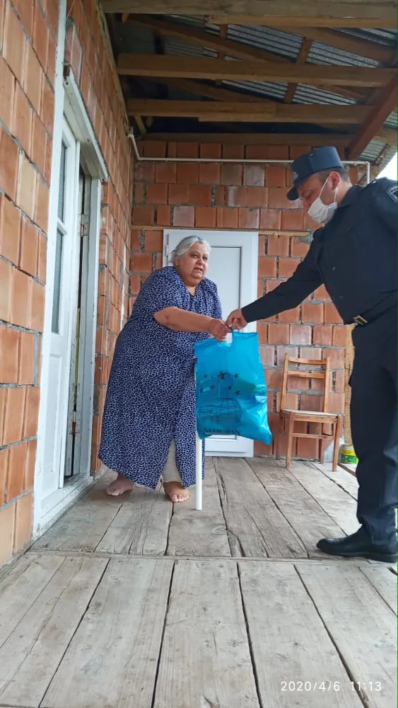Polis yaşlı sakinləri evlərində - ZİYARƏT ETDİ - FOTO