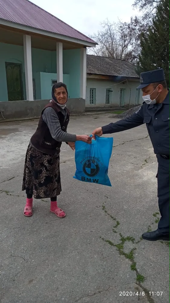 Polis yaşlı sakinləri evlərində - ZİYARƏT ETDİ - FOTO
