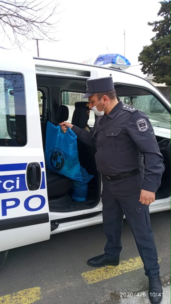 Polis yaşlı sakinləri evlərində - ZİYARƏT ETDİ - FOTO