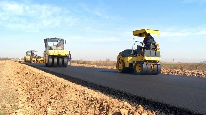 Tovuzda yollar - YENİDƏN QURULUR - FOTO