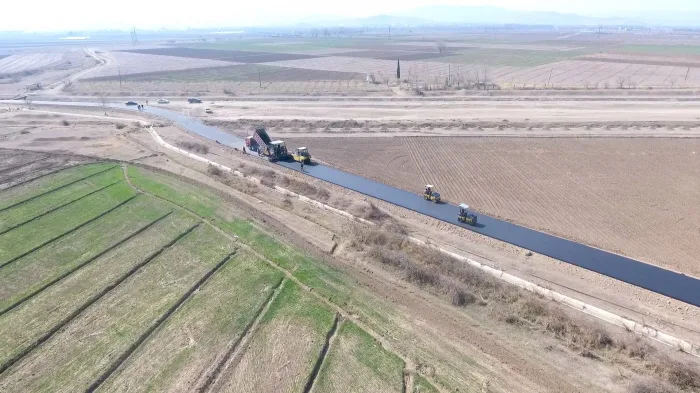 Tovuzda yollar - YENİDƏN QURULUR - FOTO