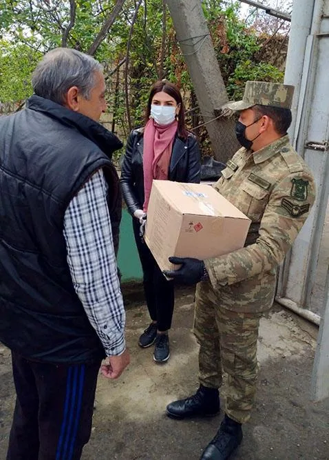 Hərbi qulluqçular ünvanlı yardım payladılar- - FOTO