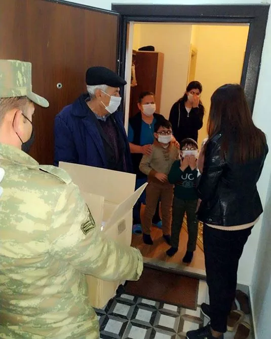 Hərbi qulluqçular ünvanlı yardım payladılar- - FOTO