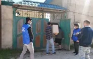 YAP aztəminatlı ailələrə ərzaq yardımı etdi - FOTOLAR