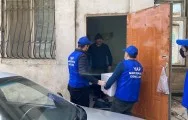 YAP aztəminatlı ailələrə ərzaq yardımı etdi - FOTOLAR