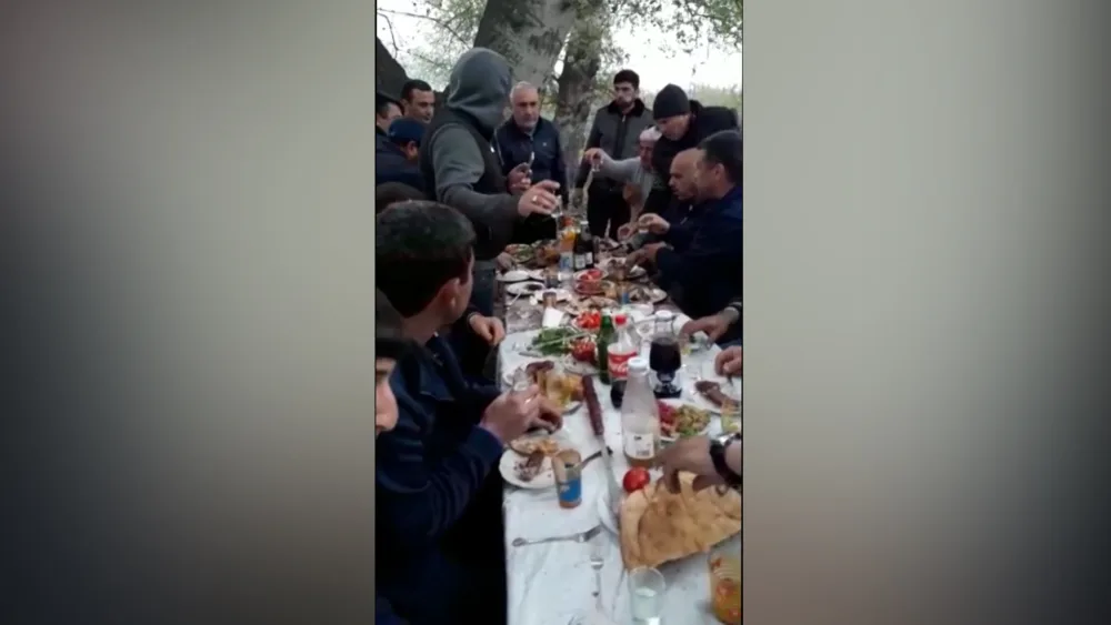 Zərdabda yeyib-içmək təşkil edən - 19 NƏFƏR TUTULDU - FOTO
