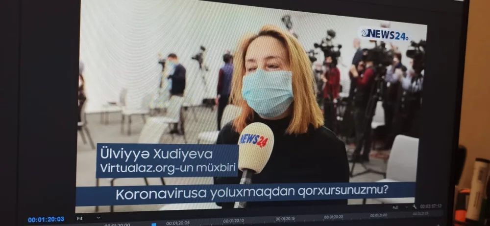 "Bizim üçün hər zaman risk var"- - JURNALİSTLƏR KORONAVİRUSDAN QORXURLARMI? SORĞU-VİDEO