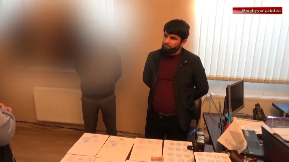 Saxta arayış satan şirkət rəhbəri - SAXLANILDI - FOTO - VİDEO