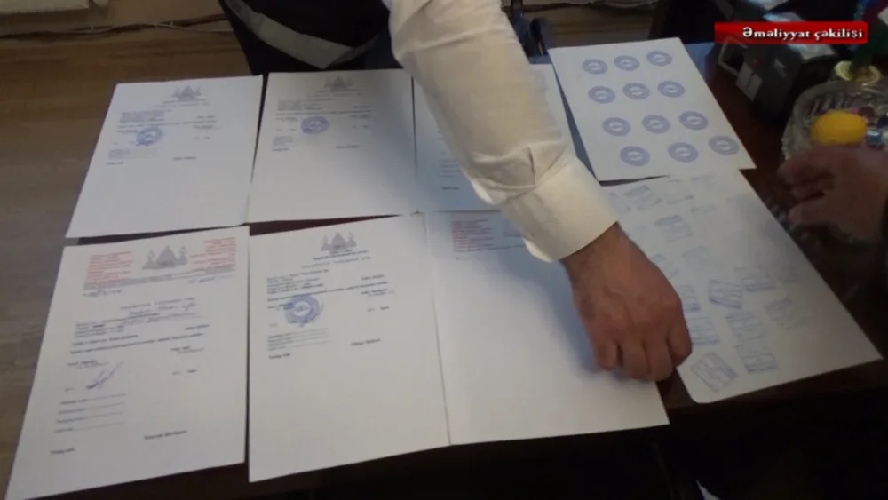 Saxta arayış satan şirkət rəhbəri - SAXLANILDI - FOTO - VİDEO