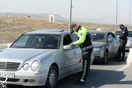 Yol Polisindən karantini pozanlarla bağlı - ƏMƏLİYYATı-1874 nəfər...