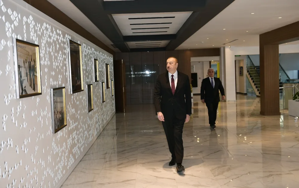 Prezident yenidən qurulan kompleksin - AÇILIŞINDA - VİDEO - YENİLƏNDİ