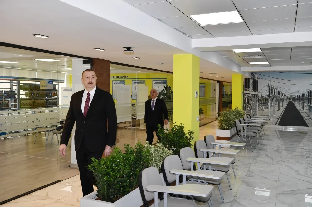 Prezident yenidən qurulan kompleksin - AÇILIŞINDA - VİDEO - YENİLƏNDİ