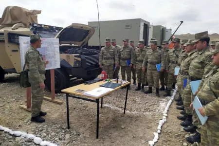 Ordumuzda silah və hərbi texnika yay rejiminə keçirilir - FOTO - VİDEO