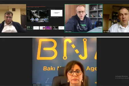 BNA beynəlxalq videokonfransda - İŞTİRAK ETDİ - FOTO