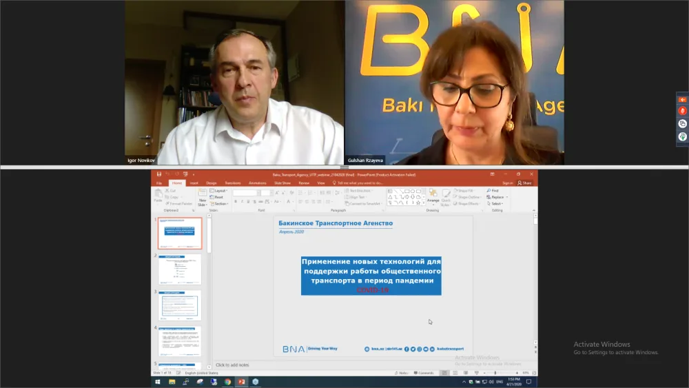 BNA beynəlxalq videokonfransda - İŞTİRAK ETDİ - FOTO