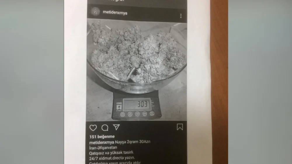 Saxta profillər açaraq onlayn narkotik satan şəxs - ƏLƏ KEÇDİ - FOTO - VİDEO
