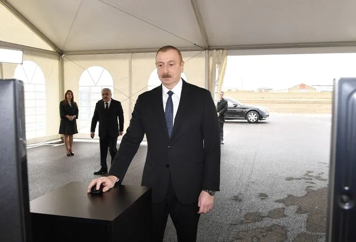 İlham Əliyev magistral qaz kəmərinin açılışında - YENİLƏNDİ-FOTO