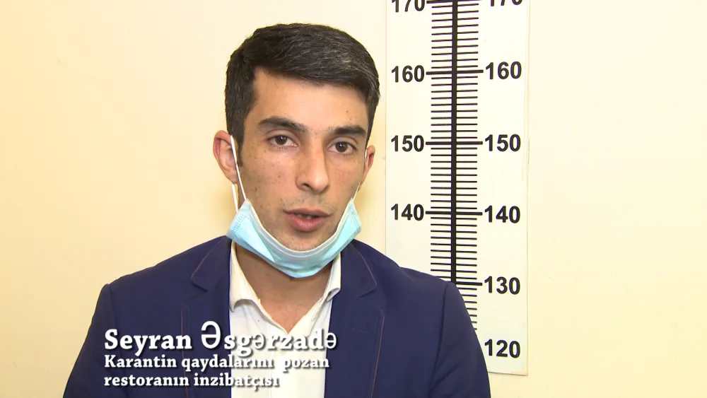 Bakıda karantini pozan kafe sahibi və 8 müştəri - SAXLANILDI - FOTO
