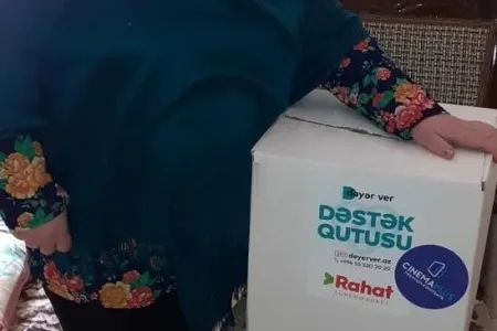 “CinemaPlus” 100 aztəminatlı ailəyə - YARDIM ETDİ - FOTO