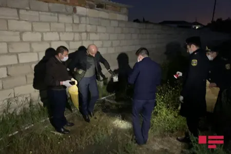 Bakıda yandırılmış kişi meyiti TAPILDI - FOTO