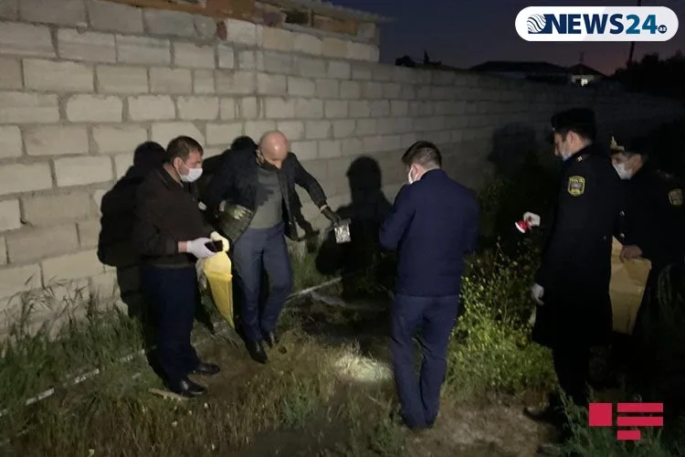 Bakıda yandırılmış kişi meyiti TAPILDI - FOTO