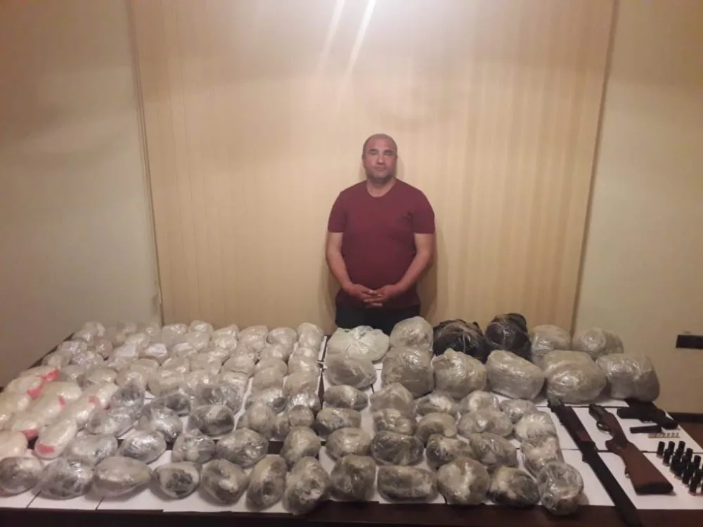 DSX sərhəddə 115 kiloqram narkotik - AŞKARLADI - FOTO