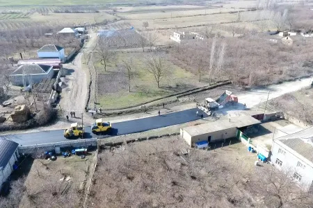 Qusarda bu yollar - YENİDƏN QURULUR - FOTO