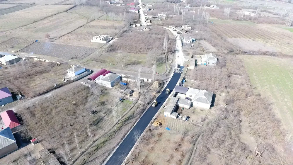 Qusarda bu yollar - YENİDƏN QURULUR - FOTO