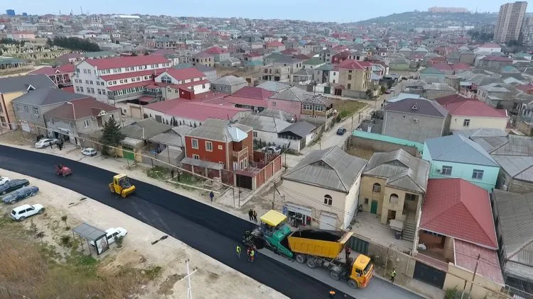 Bu il Suraxanıda 31.6 km yol - TƏMİR EDİLİB