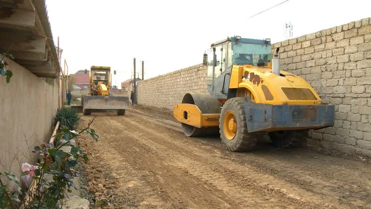Bu il Suraxanıda 31.6 km yol - TƏMİR EDİLİB