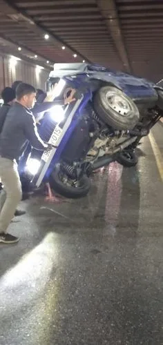 Bakıda tuneldə avtomobil - AŞDI - FOTO