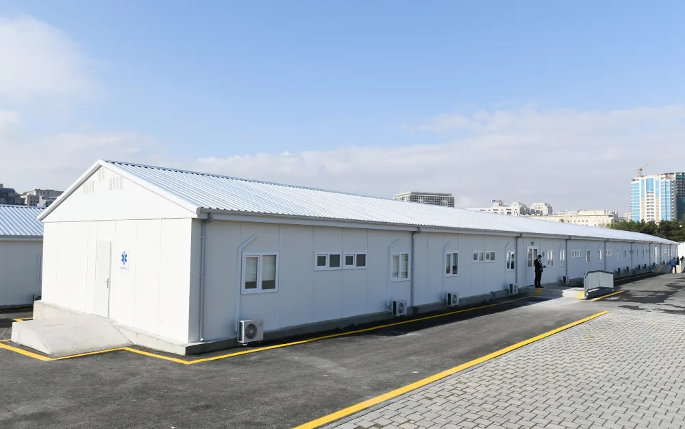 Bakıda modul tipli ilk xəstəxana - KOMPLEKSİ AÇILDI - FOTOLAR - YENİLƏNDİ