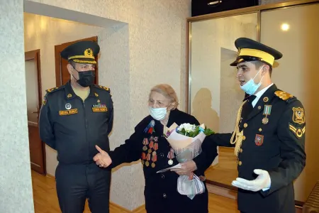 Hərbi qulluqçular müharibə veteranlarını - ZİYARƏT ETDİ - FOTO - VİDEO