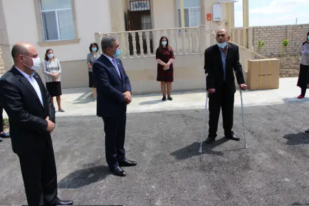 Birinci qrup Qarabağ müharibəsi əlilinə yeni mənzil - TƏQDİM EDİLDİ - FOTOLAR