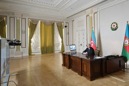 Prezident yeni icra başçısını videoformatda qəbul edib - FOTO - YENİLƏNDİ